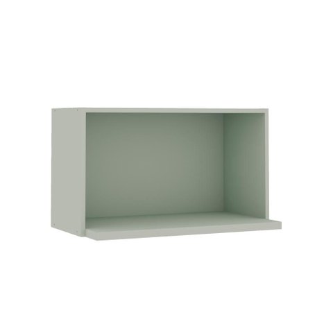 Nicho Aéreo p/ Microondas 70cm Armário MDF Cozinha Modulada Cor:Mint