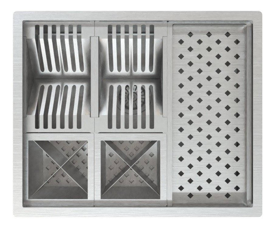 Calha Varanda Gourmet Inox P/Talheres Louça Technox