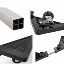 Ver imagem 3 de Carrinho Base Suporte Rodinhas Ajustável Maquina Geladeira