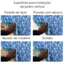 Ver imagem 6 de 17 Placas com Flores Artificiais para Decoração de Ambientes Modernos e Jardim Vertical 60x40