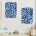 Ver mais imagens de 17 Placas com Flores Artificiais para Decoração de Ambientes Modernos e Jardim Vertical 60x40