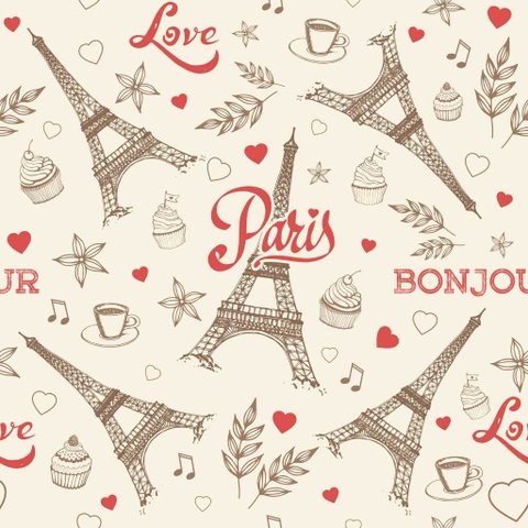 Papel de Parede Decorativo Temático Paris Torre Eiffel 2,5m