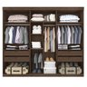 Guarda Roupa 6 Portas 4 Gavetas Uberaba Valverde Canion Off White - 2
