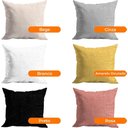 Ver imagem 5 de Capa para Almofada 45x45cm de Microfibra Zaha - Rio Home Preto