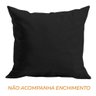 Capa para Almofada 45x45cm de Microfibra Zaha - Rio Home Preto - 4