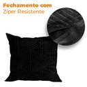 Ver imagem 3 de Capa para Almofada 45x45cm de Microfibra Zaha - Rio Home Preto