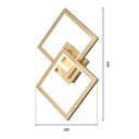 Ver imagem 3 de Arandela Nitrolux La-002a Dourada Led Bivolt