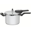 Ver imagem 1 de Panela de Pressão Tramontina Brava em Aço Inox com Fundo Triplo 20cm 4,5l Indução