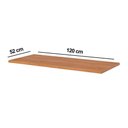 Ver imagem 2 de Tampo de Cozinha Modulado P/ Balcão 120cm Freijo - Cinamomo - Mgm