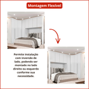 Ver imagem 7 de Guarda Roupa Modulado Casal Safira 010 em MDF com 8 Portas e 3 Gavetas