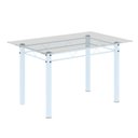 Ver imagem 4 de Conjunto Sala de Jantar com 4 Cadeiras Lívia Branco/Arabesco