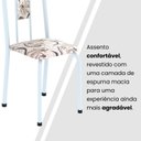 Ver mais imagens de Conjunto Sala de Jantar com 4 Cadeiras Lívia Branco/Arabesco