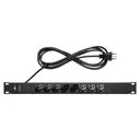 Ver imagem 1 de Protetor Eletronico C- 8 Tomadas P- Rack Epr 208+ 3 Metros 4824302