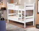Ver imagem 1 de Beliche Solteiro Alana para Quarto Compacta Estilo Moderno Vira 2 Camas Mdf com Estrado Madeira:bran