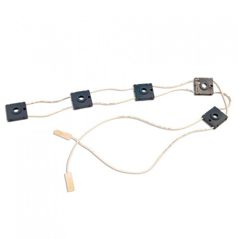 Interruptor Catenário para Cooktop 5 Bocas 1 Unidade Azul Bivolt