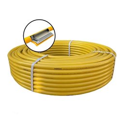 Kit 5 Metros Tubo Pex Gás 16mm Multicamadas Alumínio TudoGás - 3