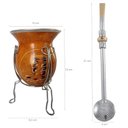 Ver imagem 2 de Kit Chimarrão Conjunto Tererê Mate Cuia e Bomba Tradicional Bota