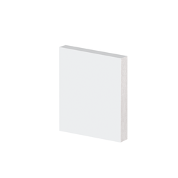 Guarnição Poliestireno 10cm Liso Branco 40010 Arquitech - 1