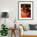 Ver imagem 2 de Quadro Umbanda Boiadeiro - 60x48cm:madeira Preta