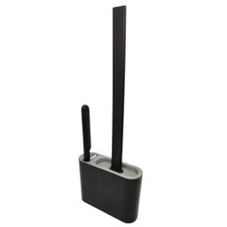 Conjunto de Escovas Sanitaria Limpeza Banheiro Vaso Suporte:branco - 2