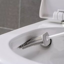 Conjunto de Escovas Sanitaria Limpeza Banheiro Vaso Suporte:branco - 5