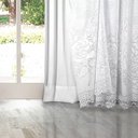 Ver imagem 3 de Cortina Branca Renda C/ Forro Sala Roseiral 3x1,80 Alt