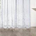 Ver imagem 2 de Cortina Branca Renda c/ Forro Sala Roseiral 3x1,80 Alt