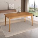 Ver imagem 6 de Mesa de Jantar em Madeira Maciça Kappesberg Canela 160cm
