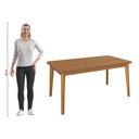 Ver imagem 4 de Mesa de Jantar em Madeira Maciça Kappesberg Canela 160cm