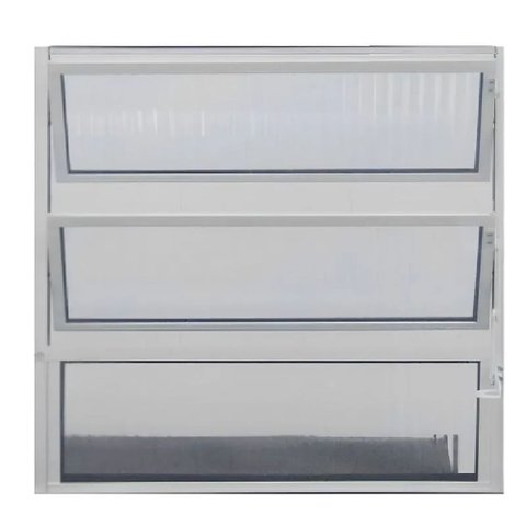 Vitrô Basculante Branco 80x60 - 1487 - Janellot Vitro Basculante Branco 60x80 - 1487 - Janellot