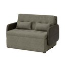 Ver imagem 3 de Sofá Cama 2 Lugares Casal 1,30 Mts Pompeia Sissy Matrix Cor:Granada Bege Marrom Claro