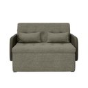 Ver imagem 2 de Sofá Cama 2 Lugares Casal 1,30 Mts Pompeia Sissy Matrix Cor:Granada Bege Marrom Claro