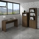 Ver imagem 1 de Conjunto de Escritório com Escrivaninha 03 pç CJ43018-088 Tecno Móbili - Tecno Móbili Nogal
