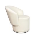 Ver imagem 3 de Puff Redondo Orgânico para Sala Kit 2 Malu Sintético Pu Bege M11 - D’Rossi
