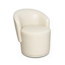 Ver imagem 1 de Puff Redondo Orgânico para Sala Kit 2 Malu Sintético Pu Bege M11 - D’Rossi