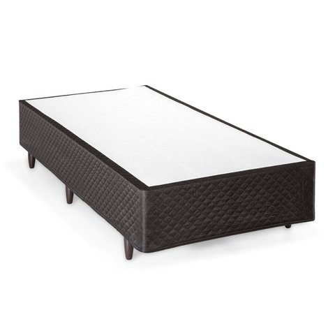 Base Box Desmontável Solteiro 96x203x39cm Yescasa Marrom
