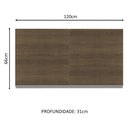 Ver imagem 6 de Armário Aéreo Acordes Glamy 100% MDF 120cm 2 Portas Madesa