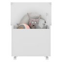 Ver imagem 5 de Caixa de Brinquedos Baú Organizador com Rodízios Multimóveis FG3637 Branco