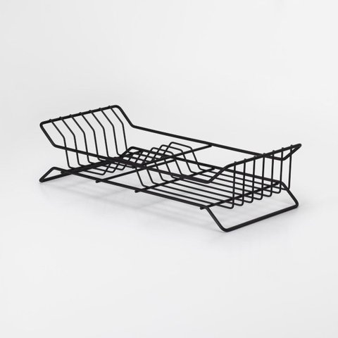 Escorredor de Louça para Bancada de 1 Nível Standard 8 Pratos : Inventia Aer : Cor: Preto