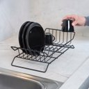 Ver imagem 3 de Escorredor de Louça para Bancada de 1 Nível Standard 8 Pratos : Inventia Aer : Cor: Preto