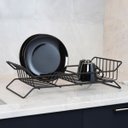 Ver imagem 2 de Escorredor de Louça para Bancada de 1 Nível Standard 8 Pratos : Inventia Aer : Cor: Preto