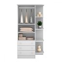 Ver imagem 3 de Quarto Infantil Completo Ana 2 Portas 7 Gavetas Branco - Pnr Móveis