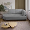 Ver imagem 1 de Sofá Living Orgânico 2 Lugares 175cm Base de Ferro Braço Direito Norten
