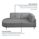 Ver imagem 5 de Sofá Living Orgânico 2 Lugares 165cm Base de Ferro Braço Direito Norten 