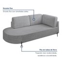 Ver mais imagens de Sofá Living Orgânico 2 Lugares 165cm Base de Ferro Braço Direito Norten