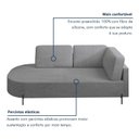 Ver imagem 5 de Sofá Living Orgânico 2 Lugares 165cm Base de Ferro Braço Direito Norten