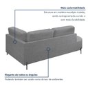 Ver imagem 6 de Sofá Living Orgânico 2 Lugares 165cm Base de Ferro Braço Direito Norten