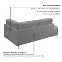 Ver imagem 6 de Sofá Living Orgânico 2 Lugares 165cm Base de Ferro Braço Direito Norten 