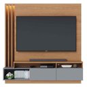 Ver imagem 1 de Painel para TV até 75" 2 Portas Itaumá Freijó/Cinza Fosco