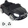 Mini Carro Elétrico Infantil 12V Mercedes SL400 Controle Remoto Criança Preto Brinqway Bw-206 Pt BW- - 2